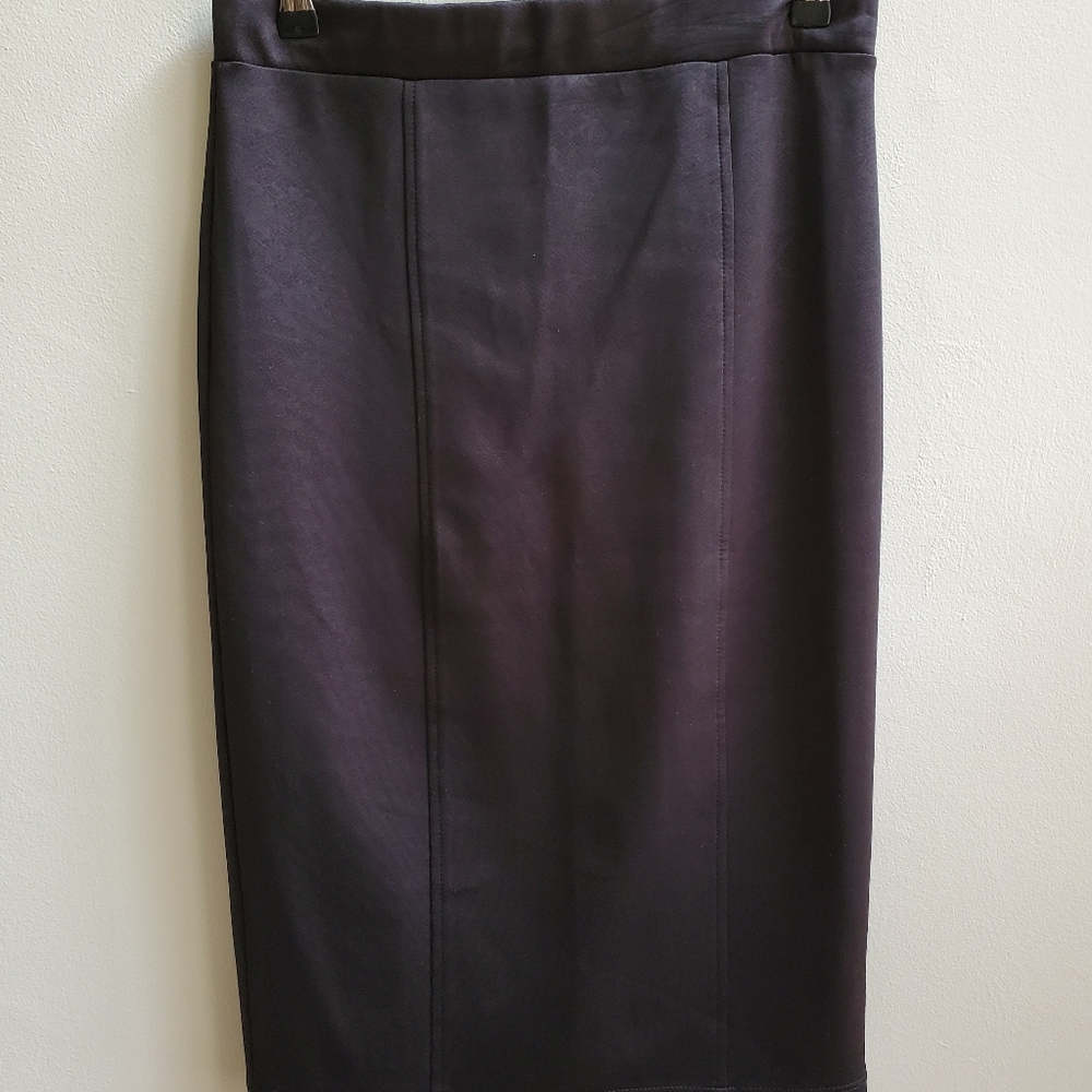 Maitai Pencil Skirt with Faint Lace Floral Pattern